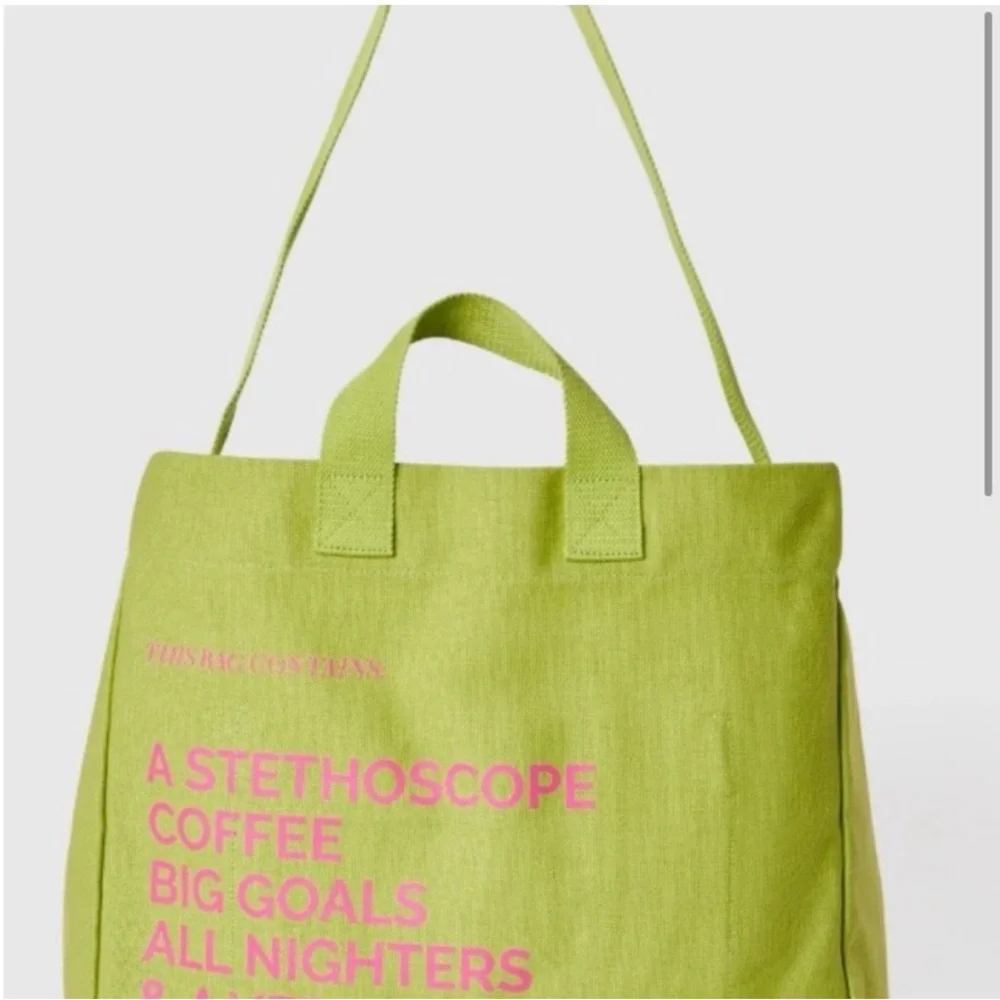 FIGS Matcha A Very Large Needle Tote LIMITED EDITION RARE NWT NEW WITH TAGS